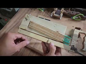 How a Wooden Repeating Crossbow Works - Full Breakdown!