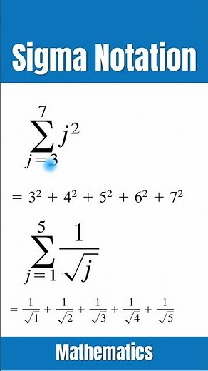 Sigma Notation Mathematics: How to Find Sum of Sigma Expressions? #sigma