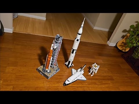 NASA Apollo Saturn V Lego Assembly