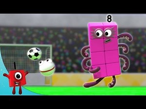 Numberblocks - Playing Football with the Numberblobs! | Learn to Count | Learning Blocks