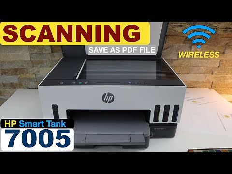 HP Smart Tank 7005 Scan To PDF file.