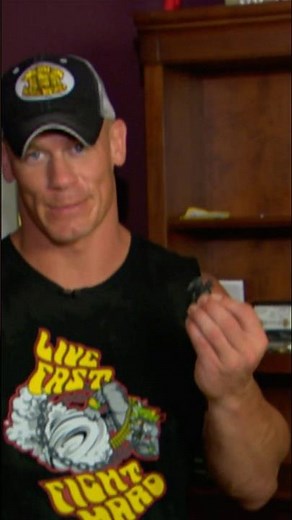 John Cena shows one of the most meaningful items in his collection 🫡