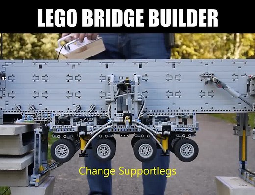 22M views · 4K shares | Watch this amazing LEGO machine build a bridge! Created by Wolf Zipp https://bit.ly/34qlrST | Beyond the Brick | Facebook