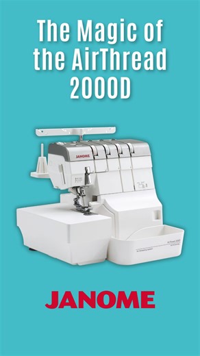 Easily Threading Lower Loopers on Janome AirThread 2000D