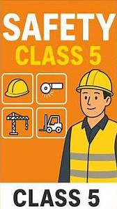 Top 6 Industrial Safety Topics | PPE, JSA, Crane, Forklift | Safety Class 5 | #facts #training