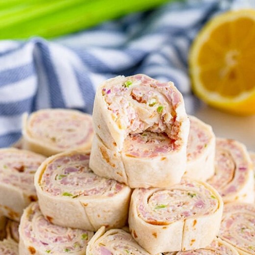 Ham Salad Pinwheels