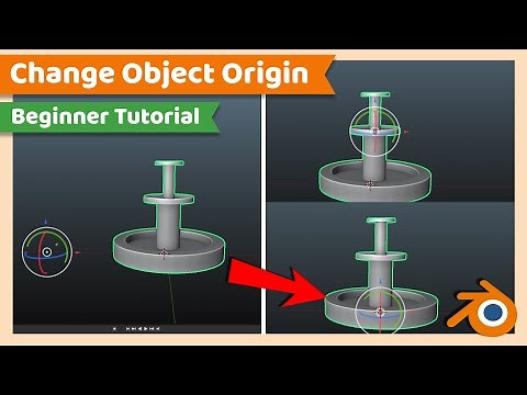 Recenter or Change Origin Point of Object | Blender Tutorial