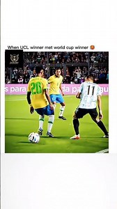 When UCL winner meets the World Cup winner 🏆