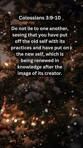 Journey of faith and spiritual growth | Colossians 3:9-10 Daily Bible Verse