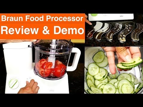 Braun FP3020 12 Cup Food Processor Review and Demo
