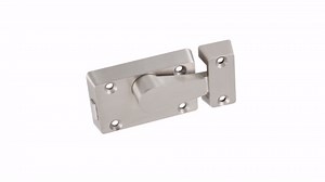 Stainless Steel Bathroom Door Lock with Occupied Vacant Indicator – Toilet Door Lock for Home Office Restroom, Heavy Duty Privacy Lock Hardware