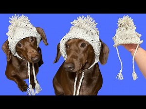 Knitting Dog Hat in Circular Knitting Machine Addi King or Sentro