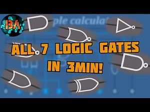 Logic Gates Explained In Just 3 Minutes! (+ calculator example!)
