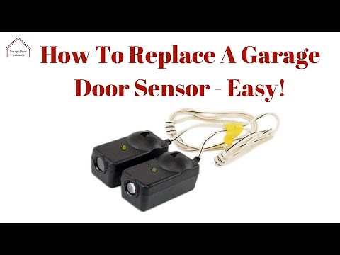 How To Replace A Garage Door Sensor - Easy!