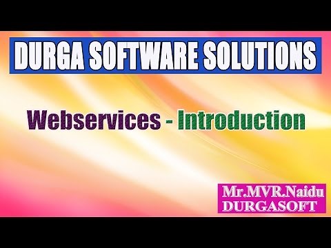 Webservices Introduction