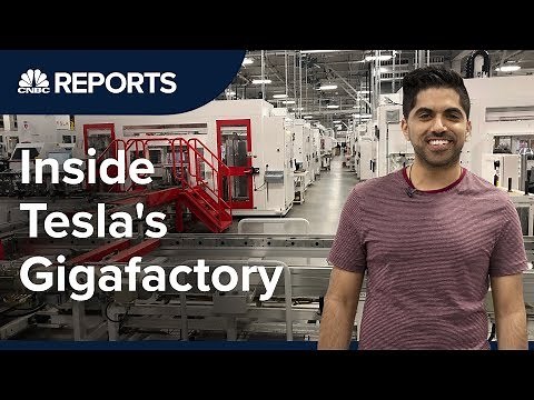Take a tour inside Tesla’s first Gigafactory | CNBC Reports