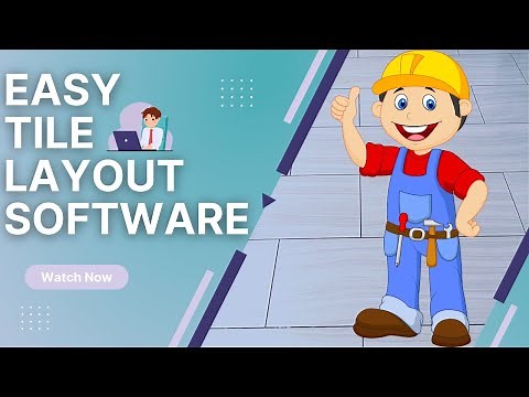 How to plan a tile floor with easy-to-use Tile Layout Software