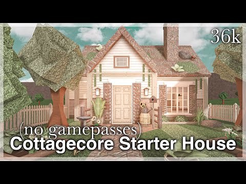Bloxburg - Cottagecore Starter House Speedbuild (no gamepasses)
