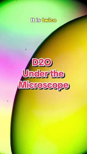 Exploring Heavy Water Under the Microscope