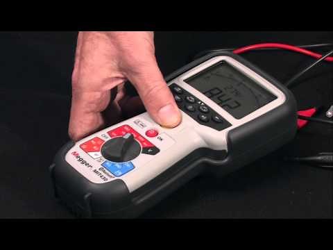 MIT400 Series Insulation Resistance Tester - Getting Started