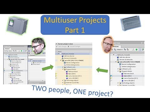 TIA Portal: Multiuser Projects Part 1