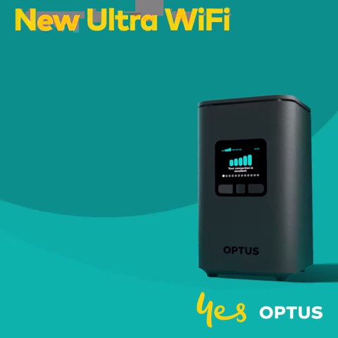 A new way to internet. At a price you'll love: bit.ly/3Um1Ygo Upgrade your home with our new Ultra WiFi 5G Modem. Access superfast 5G speeds for a faster and more reliable internet connection. Just plug in and connect your home wirelessly so you can stream, create and collaborate with ease. Switch to any Optus 5G Home internet plan and get the new 5G Modem included at no extra cost, when you stay connected for 36 months. 5G available in selected areas. Actual speeds may vary and are limited by t