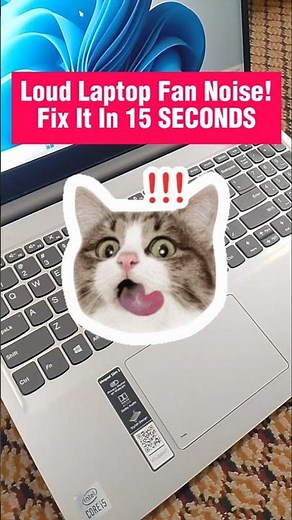 Fix Loud Laptop Fan in 15 Seconds! 💻
