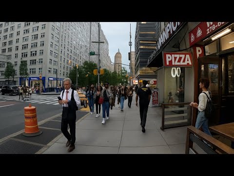 NYC After Work Felt Different Today… 🍁🌆 | Rainy Street Walk