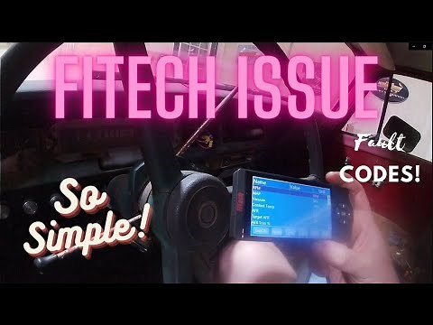 FiTech Issue Rough Running & Stalling Fault Codes Plus Correction on Past FiTech Information