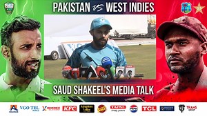 130K views · 4.3K reactions | Saud Shakeel's Media Talk | Pakistan vs West Indies | 2nd Test 2025 | PCB #PAKvWI | #RedBallRumble | Pakistan Cricket Team | Facebook