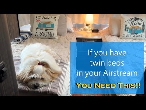 Airstream Custom Twin Bed Conversion