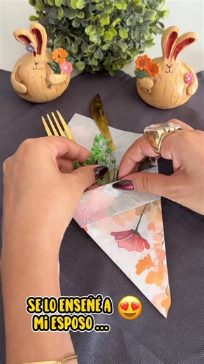 Tips de Lina on Instagram: "Te parece creativa esta presentación de los cubiertos dentro de la servilleta? #ideas #tips #hack #decoracion #amadecasa"