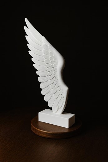 Angel Wing STL File: 3D Printable Spiritual Sculpture STL Digital Download - Etsy
