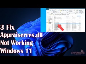 3 Fix Appraiserres.dll not working in Windows 11