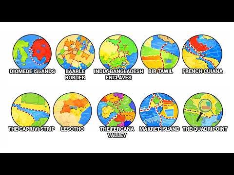 Every Weirdest Country Borders in the World Explained