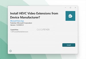 Windows 10 hevc h.265 video codec