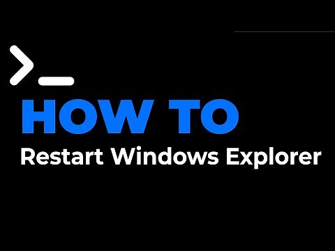 How To Restart Windows Explorer