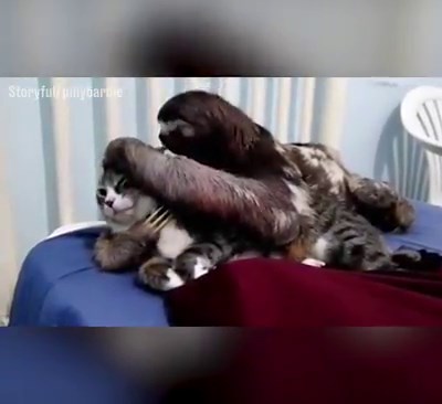 This is one creepy sloth... 😳🙊 | LADbible