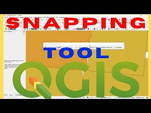 Snapping Toolbar QGIS | How to Snap Features