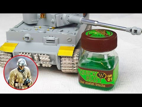 How to BURNISH (Weather) Metal Tracks for Model Tanks