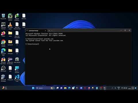 How to start website using cmd windows