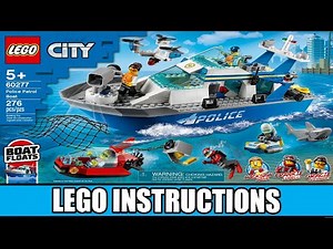 LEGO Instructions – Police Patrol Boat – 60277 LEGO City