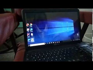 Toshiba C655D laptop SSD + RAM upgrade demo