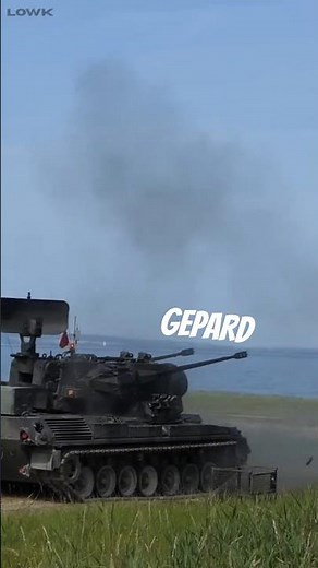 The Gepard — Germany’s flak tank, old but effective again in Ukraine against drones.