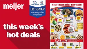 6.5K views · 103 reactions | Stars, stripes & savings this week at Meijer! Get more for your money with great deals on ground beef and more for all your Memorial Day get togethers! https://bit.ly/45id8Xd | Meijer | Facebook