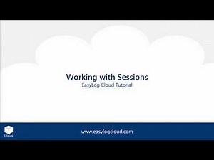 EasyLog Cloud | Working with Sessions