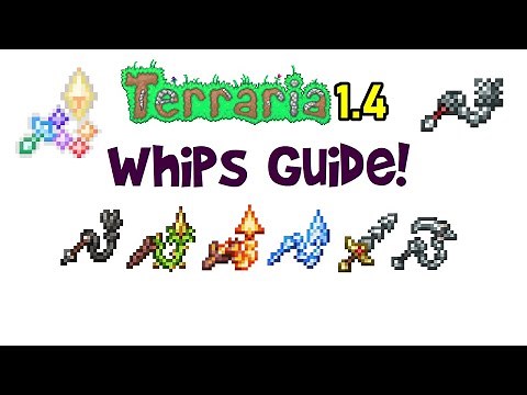 Terraria 1.4 Summoner Whips Guide! (Whip Weapon, All Whips, Tier List)