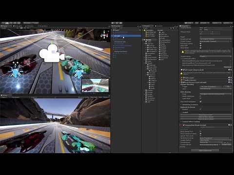 Setting up a split screen using Cinemachine