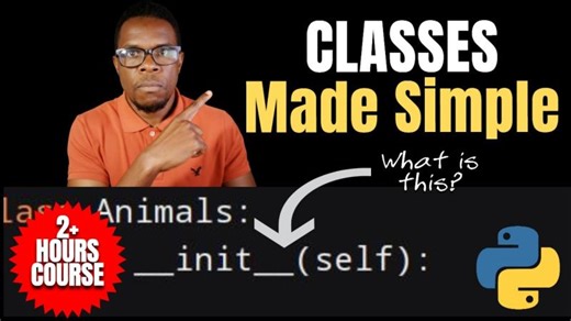 Python Classes Explained (2+ Hour Full Course) | Jürgen Reitböck