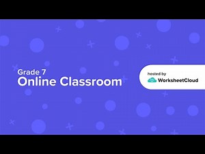 Grade 7 - Maths - Exam practice part 1 / WorksheetCloud Video Lesson